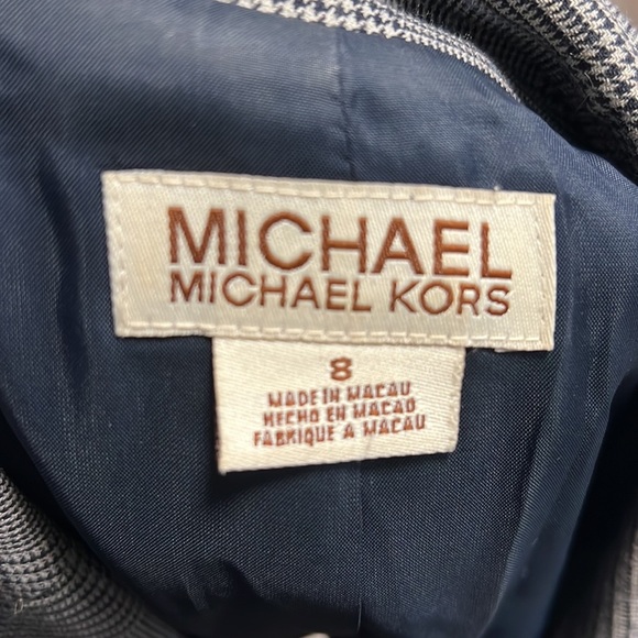 MICHAEL Michael Kors Gray Plaid Blazer - Picture 11 of 12